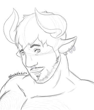 Uncolored Sketch Example
